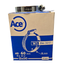 [1108] NP12 40-60 Boite 10 colliers bande pleine W1