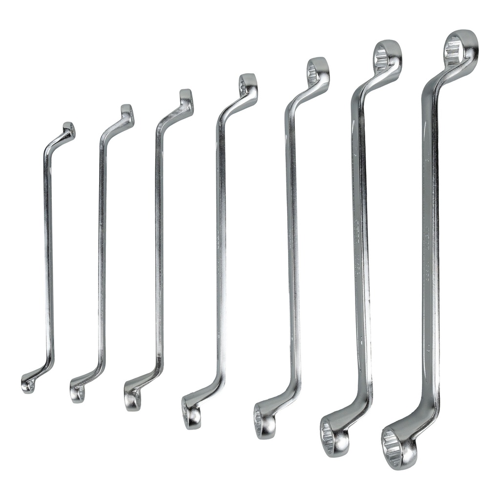 [50562] JEU DE 7 CLÉS CONTRECOUDÉES À DOUBLE MÂCHOIRE