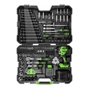 [54561] MALLETTE D'OUTILS AVEC CLÉ À CHOC BRUSHLESS BATTERIE 800NM