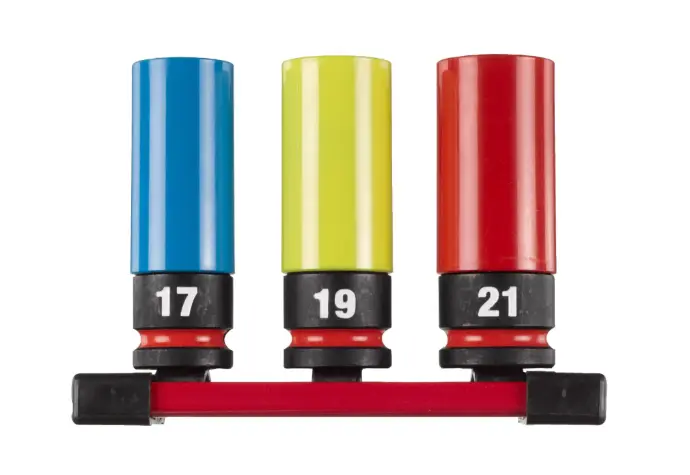 [4932493370] SET 3 DOUILLES À CHOC AUTOMOBILE 1/2" Ø17/19/21 MM