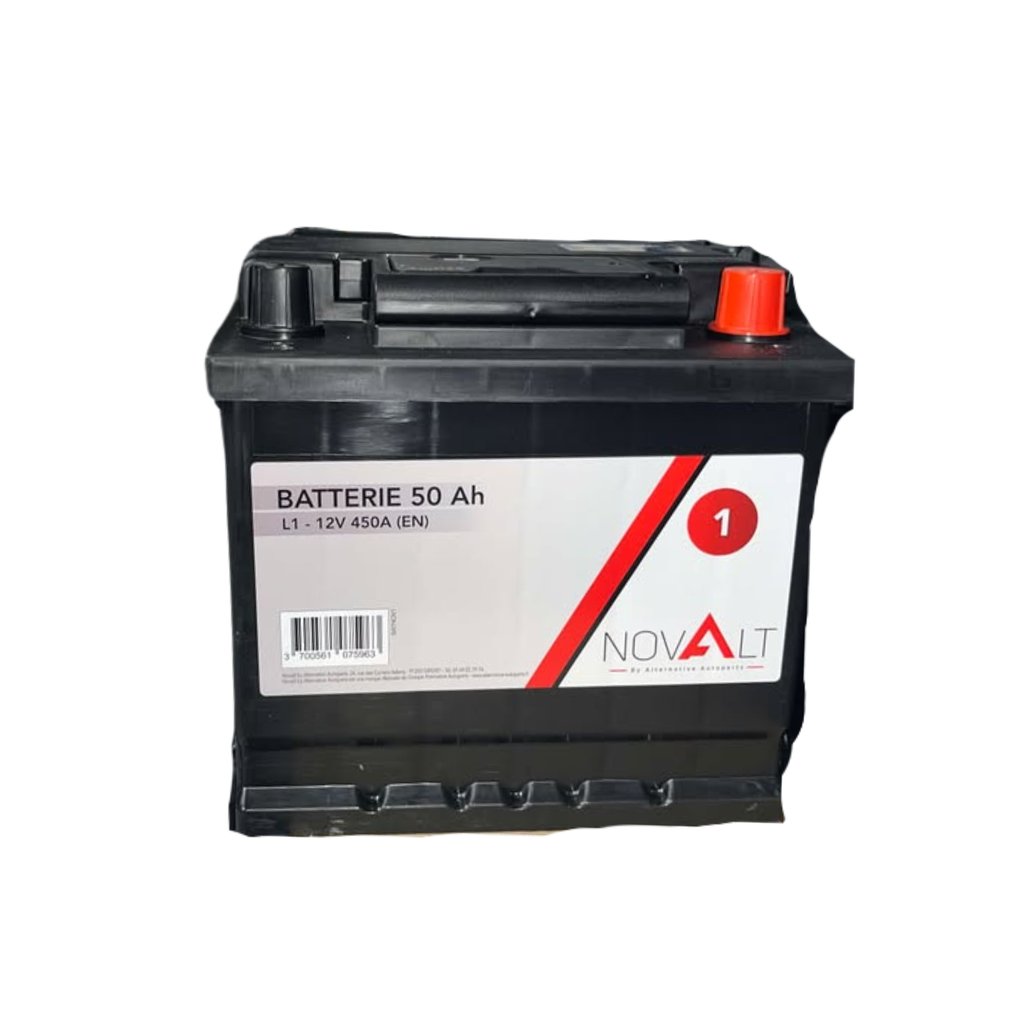 [BATNOV1] BATTERIE NOVALT 12V 50Ah 450A (EN) L1