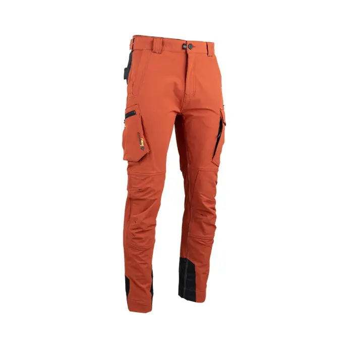 [1918] PEPPER - Pantalon résistant ultra-stretch rouge