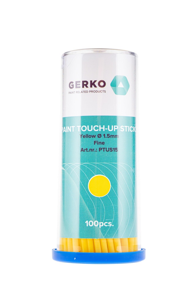 [PTUS15] Gerko bâtonnets de retouche de peinture jaune 100p. fine 1.5mm