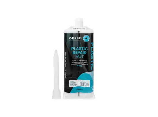 [PR01] Gerko réparation plastique rapide (30 sec) noir 50ml