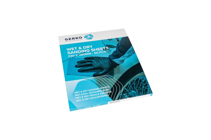 [WDS0150] Gerko wet & dry feuille abrasive 230 x 280 P150 (50p.)