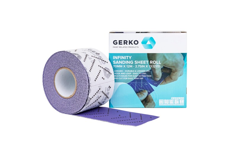 [SRI120] Gerko infinity rouleau feuille abrasif 70mm x 12m – P120