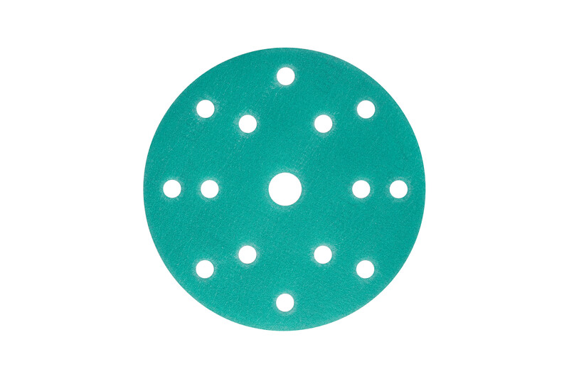 [SPG0180] Gerko disque abrasif vert film ø150 – 15 trous P180 (100p.)