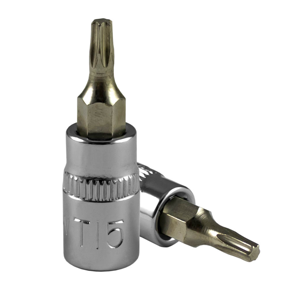 [13386] TÊTE POUR MANCHE TOURNEVIS (TX)  20MM, CHROME