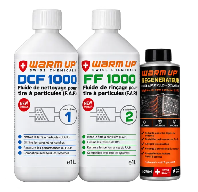 [WU-DCK1000] DPF CLEANING KIT Fluides de nettoyage pour filtre à particules (FAP)