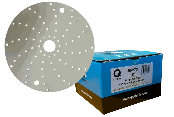 [30-270-0120] Q 30-270 Disque à tronçonner 150 mm Velcro Multitrou P0120