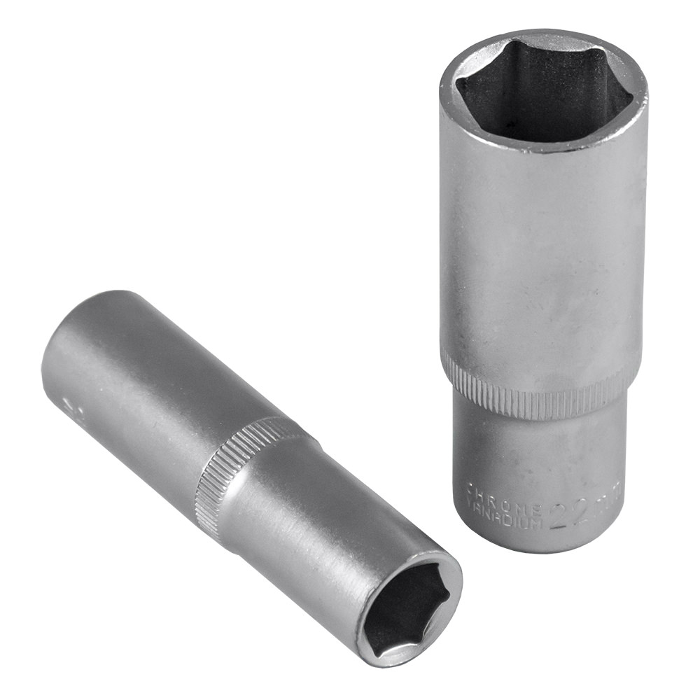 [10216] DOUILLE 1/2" 6 PANS 75MM LONG, 16MM