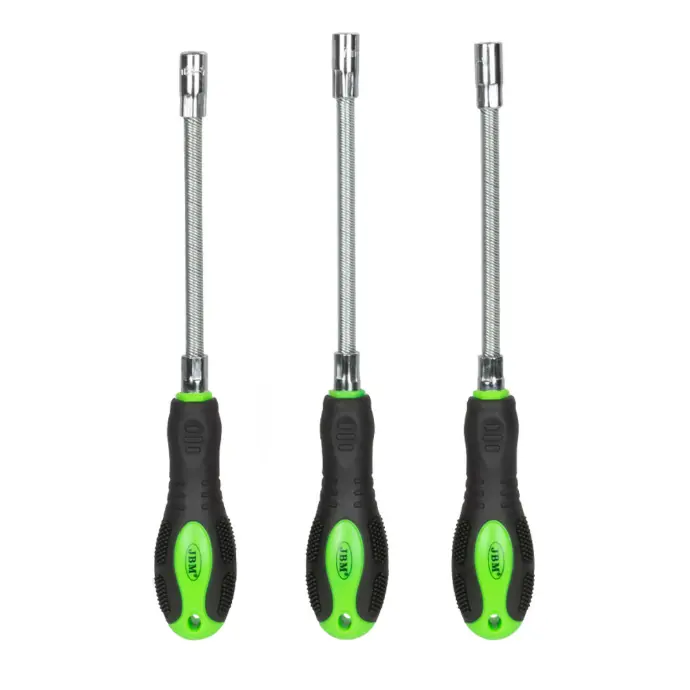 [52169] JEU DE 3 TOURNEVIS FLEXIBLES PORTE EMBOUTS