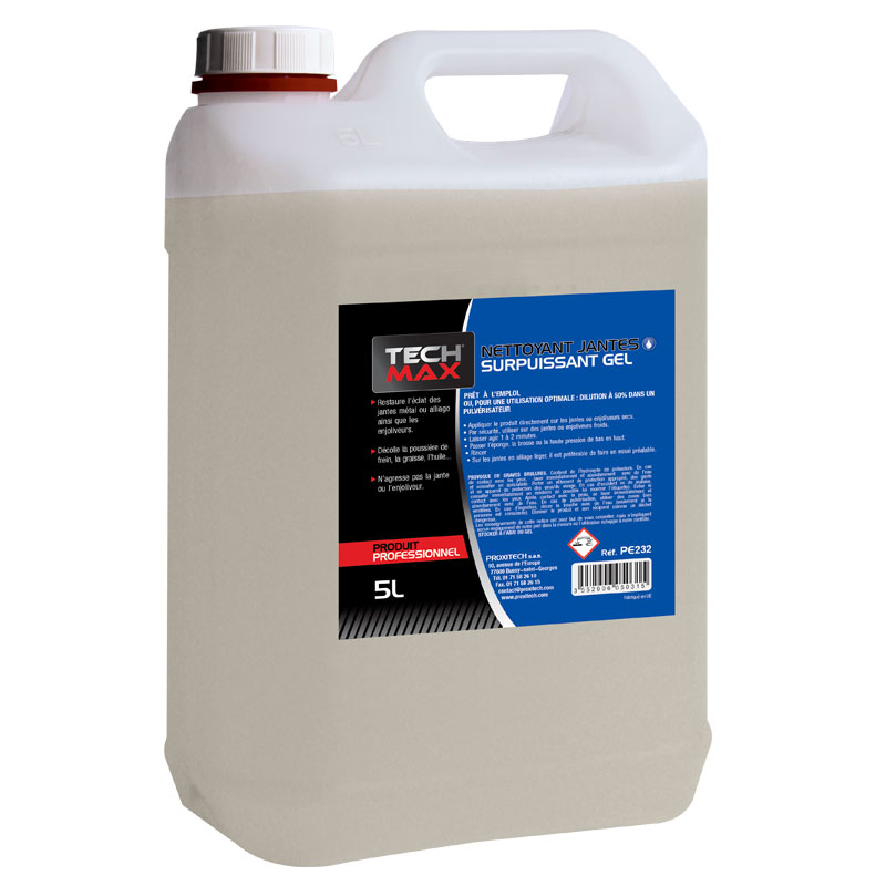 [PE232] NETTOYANT JANTES GEL  5 LITRES