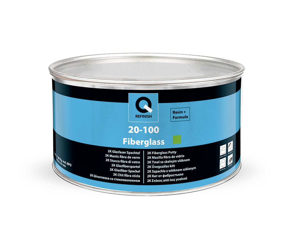 [20-100-1800] Q 20-100 Mastic fibre de verre 1,8 kg