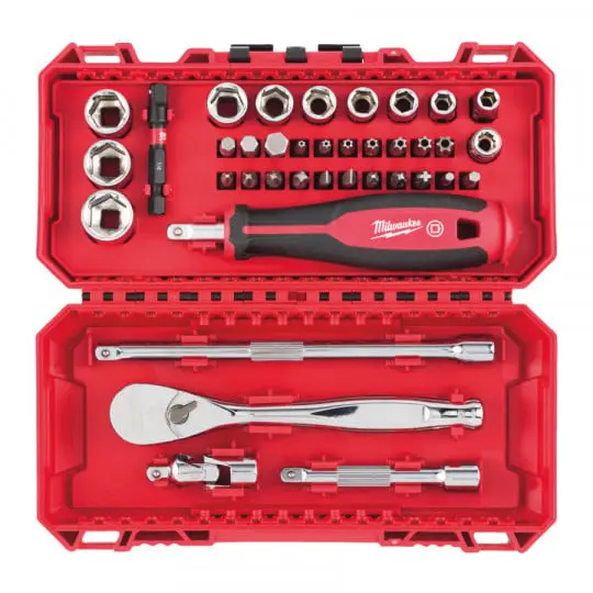 [4932498381] Set de douilles et clés à cliquet 1/4" avec Embouts