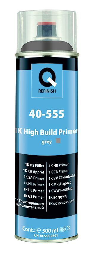 [40-555-0501] Q 40-555 1K High Building Primer gris 500 ml Aérosol