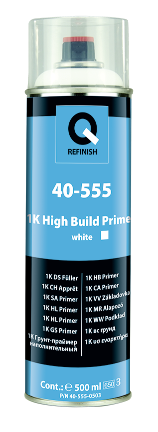 [40-555-0503] Q 40-555 1K Apprêt garnissant blanc 500 ml Aérosol