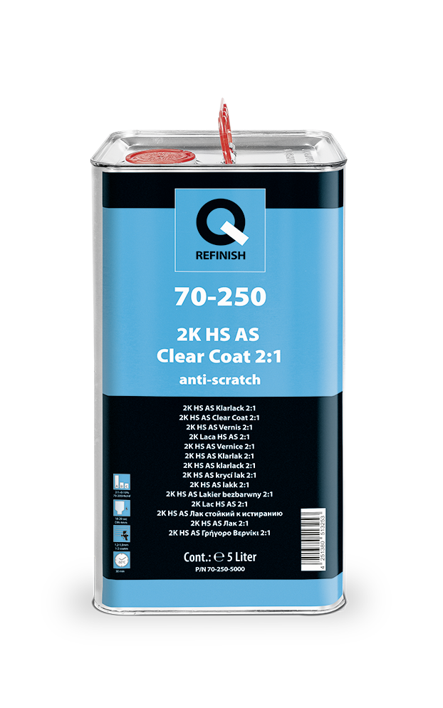 [70-250-5000] Q 70-250 2K HS AS Vernis 2:1 5 L