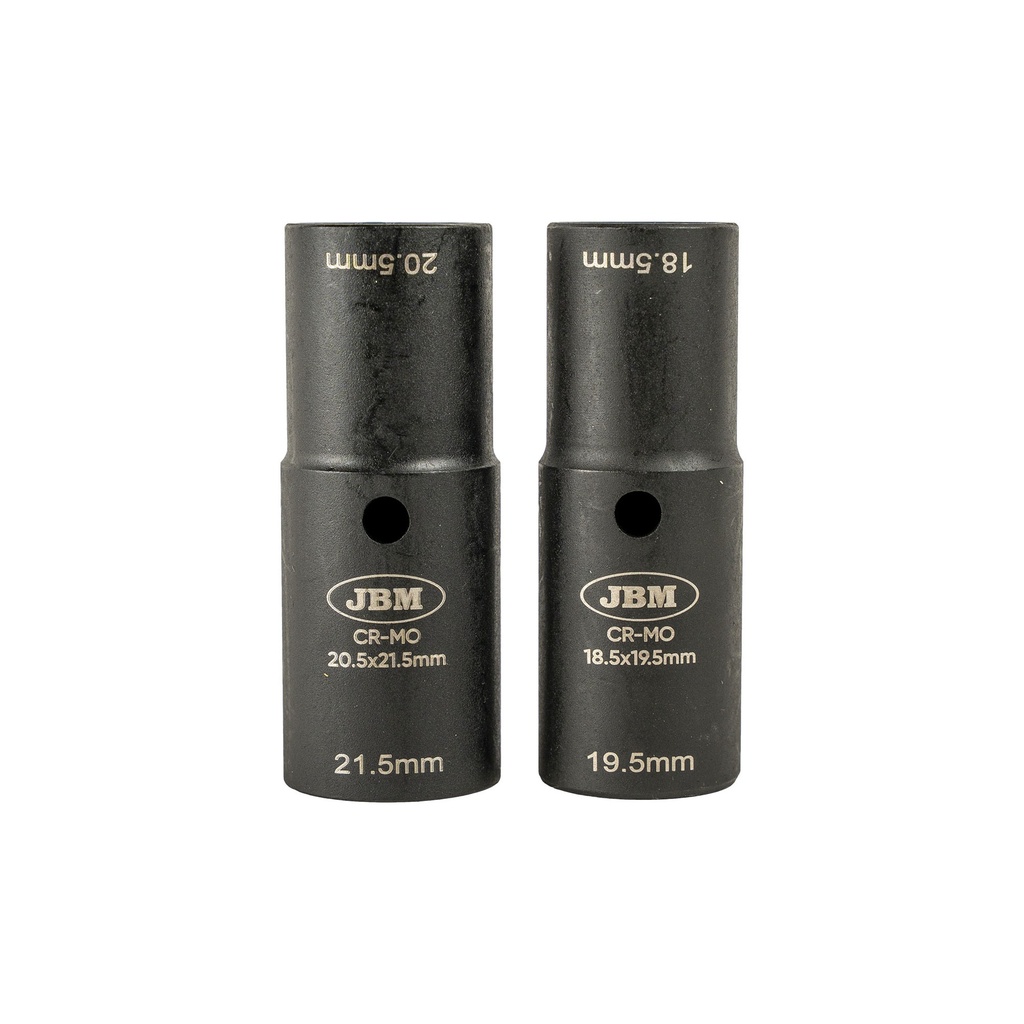 JEU DE 2 DOUILLES À CHOC DE 1/2" SPÉCIALES POUR ROUES EN ALUMINIUM FORD