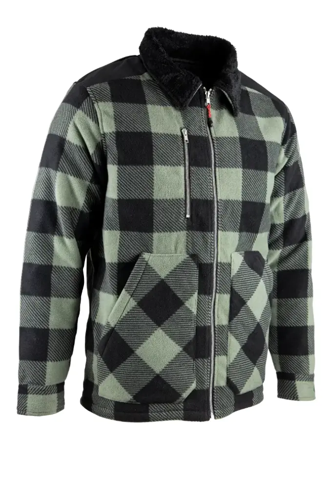 [9292] Veste matelassée à carreaux bicolore SUREAU