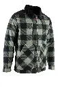 [9292] Veste matelassée à carreaux bicolore SUREAU