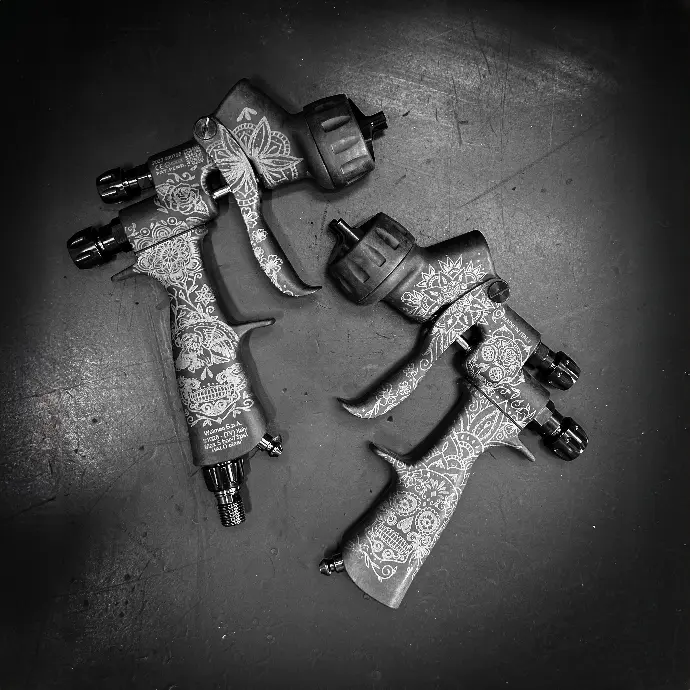 [21531] PISTOLET CARBONE 360 EVO BASE 1.3 COFFRET W023013FBF  