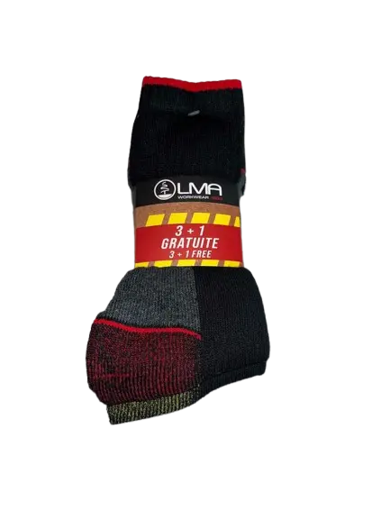 [99105C] ELIOS lot 3+1 paires chaussettes