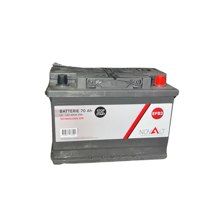 [BATNOVEFB3] BATTERIE NOVALT EFB 12 V 70 AH 680 A L3