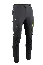 [1847] UTOPIE - Pantalon stretch 4 WAY homme NOIR