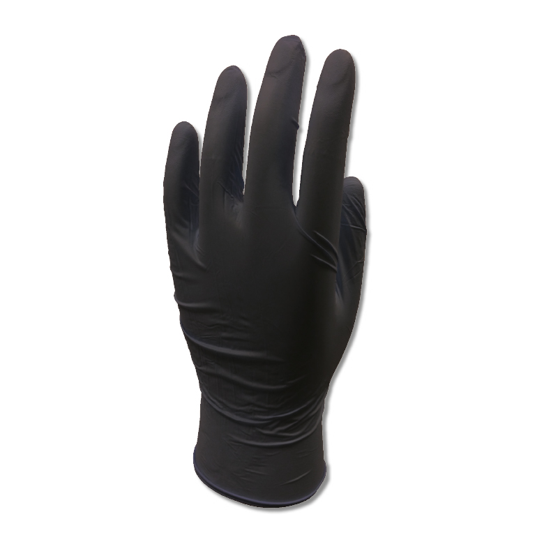 [AN93732XL] BOITE DE 100GANTS NITRILE NOIR TAILLE XL 