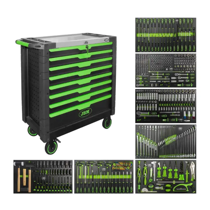 [54688] XL CHARIOT À OUTILS AVEC 8 TIROIRS - ASSEMBLÉ (468 PIÈCES)