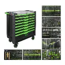 [54688] XL CHARIOT À OUTILS AVEC 8 TIROIRS - ASSEMBLÉ (468 PIÈCES)