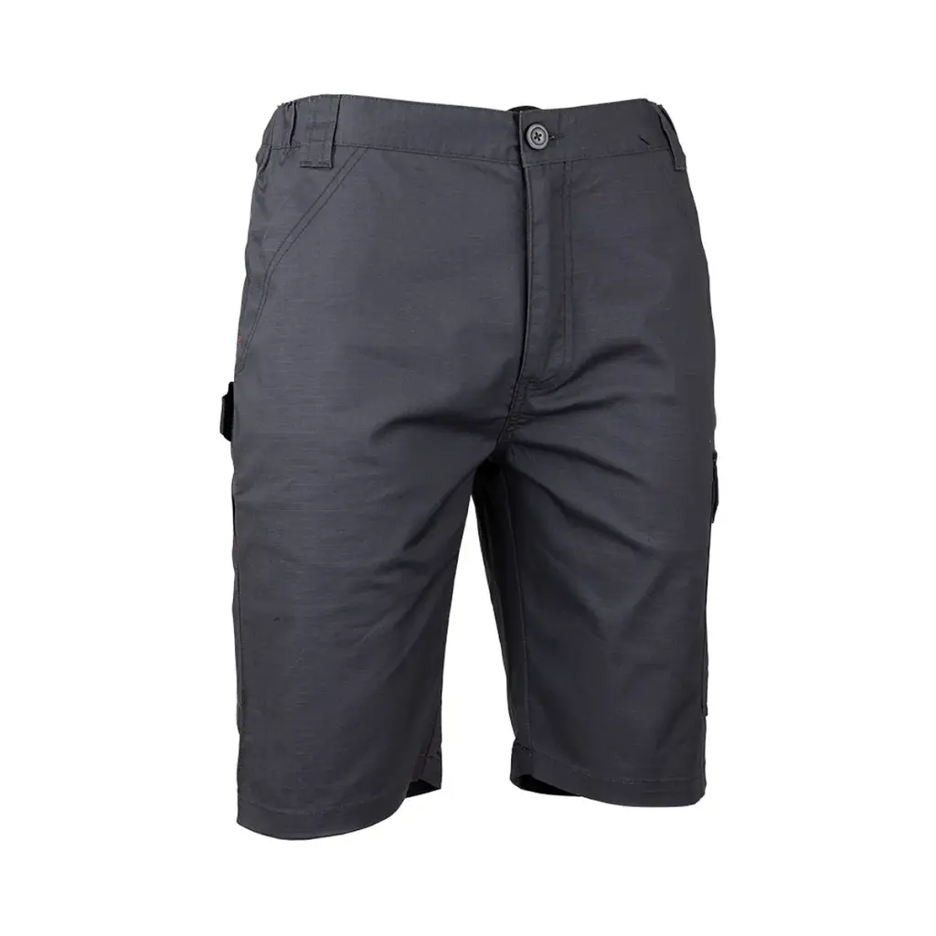 [6170] LAPILLI - bermuda multi poches GRIS CHARCOAL