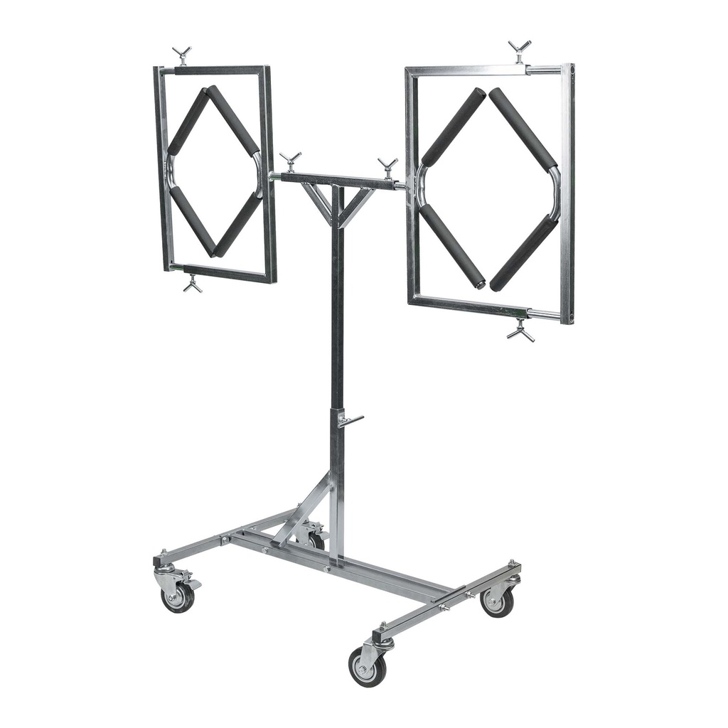 [54959] SUPPORT MOBILE PEINTURE À DOUBLE JANTE RÉGLABLE