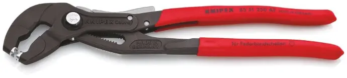 [13622] Pince à collier autoserrant 70mm max avec cran d'arrêt