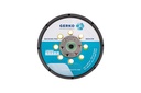 [BP150] Gerko plateau de ponçage velcro 15 trous medium universel ø150