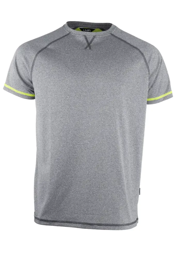 [9300] LABYRINTHE T-shirt manches courtes anti UV GRIS ACIER