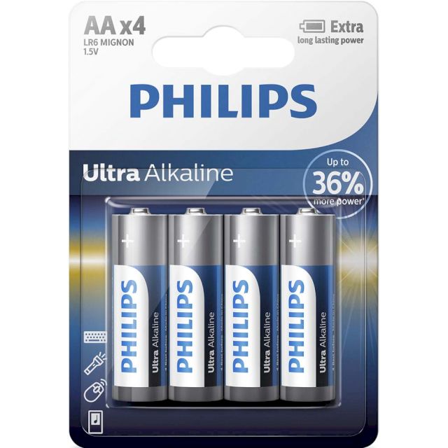 [55038765] PILE LR6/ AA ULTRA ALKALINE B4 DONT 0,036€ EC