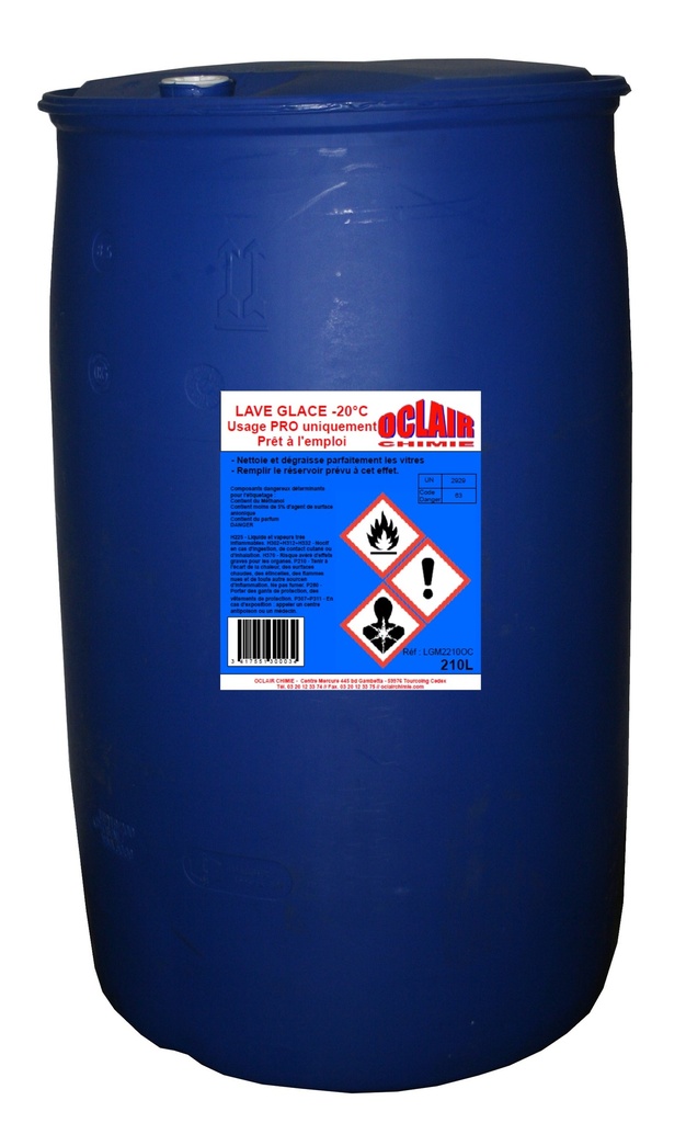 [LGM2210OC] LAVE GLACE -20C METHANOL USAGE PRO 210 L PLS