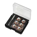 [HU2057] LOT DE 6 BOUCHONS+JOINTS+TARAUD M11x1.5