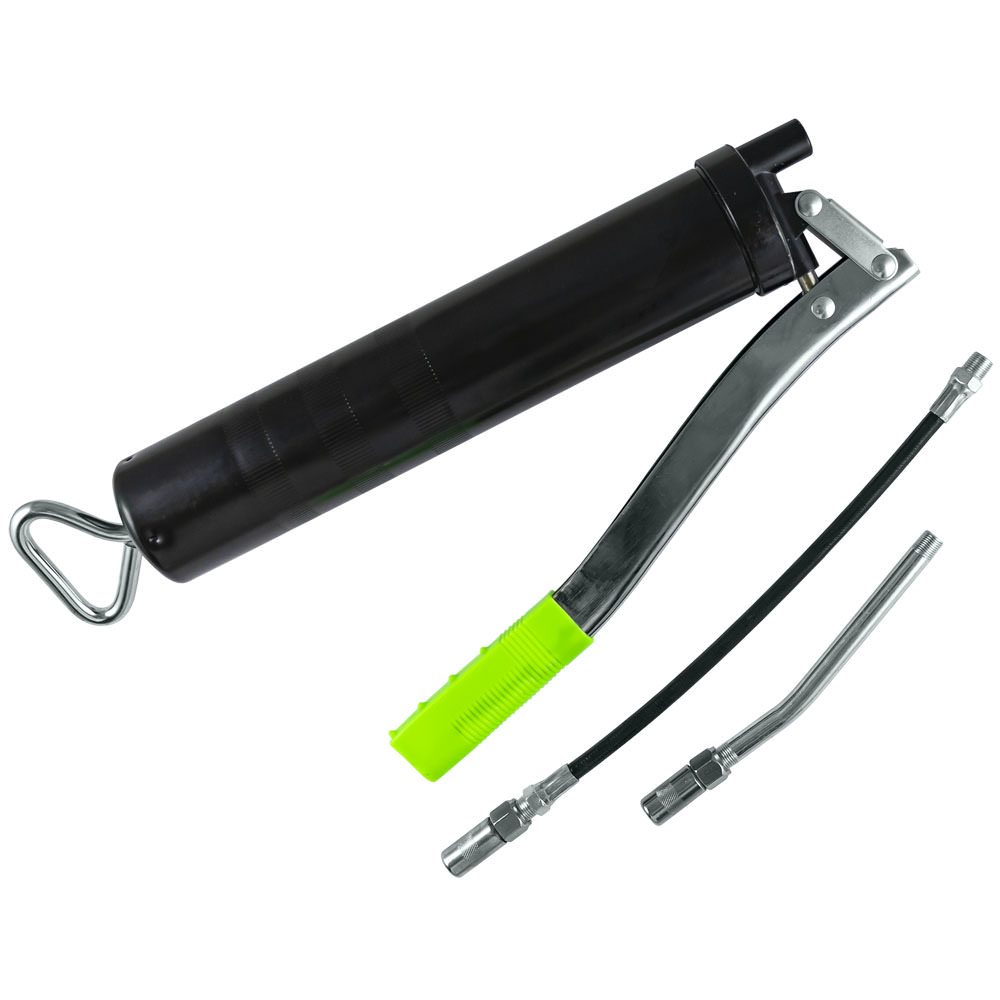 POMPE À GRAISSE MANUELLE AVEC TUYAU FLEXIBLE