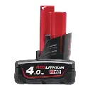 [4932430065] M12™ Batterie Red Lithium 4.0 A.h