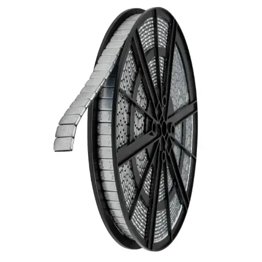 [53256] ROULEAU DE MASSES AVEC DEVIDOIRE EN FER 5G X 1.000