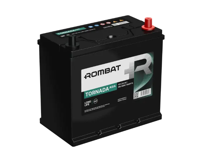 [TA50FTG] Batterie TORNADA ASIA - B24/NS60 12V 50Ah 360A