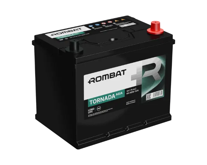 [TA75] Batterie TORNADA ASIA - 12V 75Ah 610A