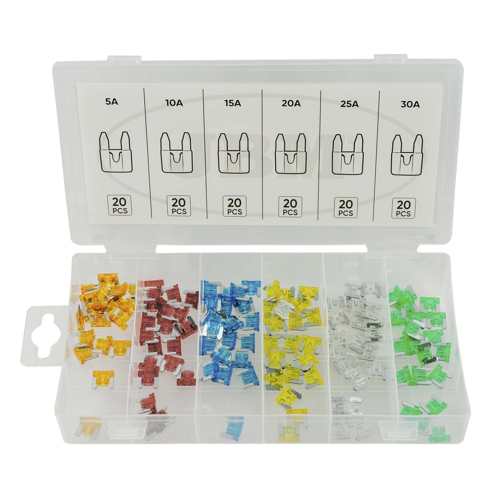 ÉTUI DE FUSIBLES 120 PIÈCES