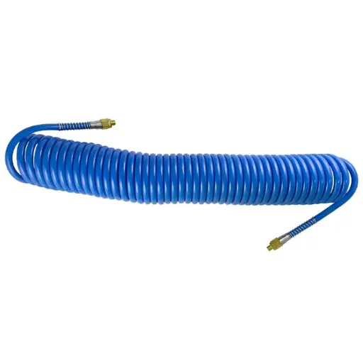 [53632] TUYAU SPIRAL PNEUMATIQUE 10 MM - 15 M - CONNECTEUR 1/4"
