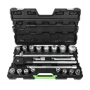 [53727] COFFRET D'OUTILS AVEC 21 PIÈCES DOUILLE HEXAGONALE 3/4" ZINGUÉE