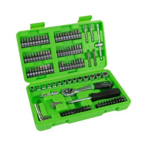 [53953] KIT DE DE DOUILLES ET D'EMBOUTS 130 PIÈCES