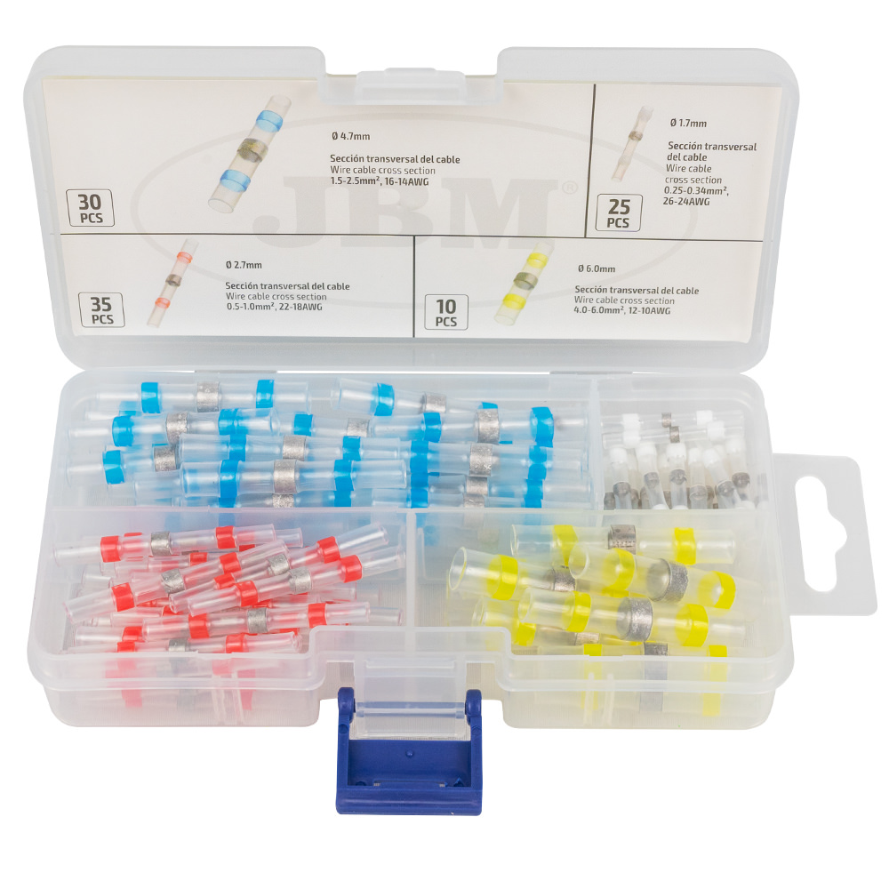 [53992] JEU DE MANCHONS DE SOUDURE THERMORÉTRACTABLES 100PCS